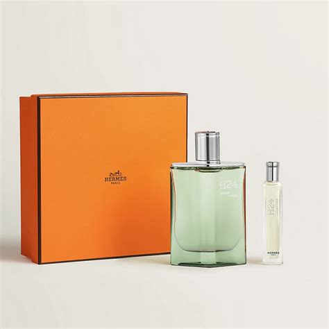 hermes 72047140128048|H24 Herbes Vives Eau de parfum limited edition gift set.